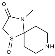 1-Thia-4,8-diazaspiro[4.5]decan-3-one,4-methyl-,1-oxide(8CI) Structure