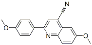 4-Quinolinecarbonitrile,  6-methoxy-2-(4-methoxyphenyl)-|