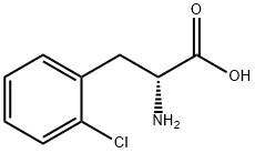 2-クロロ-D-フェニルアラニン 化学構造式