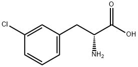 3-氯-D-苯丙氨酸, 80126-52-9, 结构式