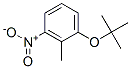 Benzene, 1-(1,1-dimethylethoxy)-2-methyl-3-nitro- (9CI) Struktur