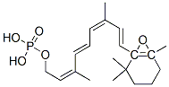 5,6-epoxyretinylphosphate Struktur