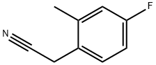 Benzeneacetonitrile, 4-fluoro-2-methyl- (9CI) 化学構造式
