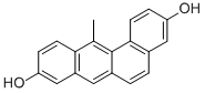 12-Methylbenz(a)anthracene-3,9-diol Struktur
