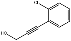 3-(2-氯苯基)-2-丙炔-1-醇 结构式