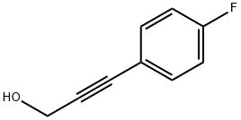 3-(4-フルオロフェニル)プロプ-2-イン-1-オール 化学構造式