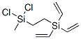 (2-[Dichloro(methyl)silyl]ethyl)(trivinyl)silane Structure