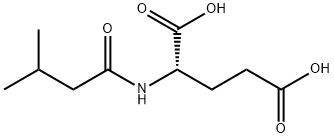 (2S)-2-(3-甲基丁酰基氨基)戊二酸, 80154-63-8, 结构式