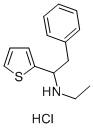2-Thenylamine, alpha-benzyl-N-ethyl-, hydrochloride 结构式