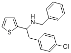 alpha-((4-Chlorophenyl)methyl)-N-(phenylmethyl)thiophenemethanamine|
