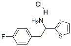 2-(4-fluorophenyl)-1-thiophen-2-yl-ethanamine hydrochloride Structure