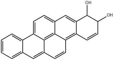 1,2-dihydro-1,2-dihydroxydibenzo(a)pyrene Structure