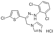 ジノコナゾール塩酸塩 化学構造式