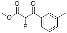 Benzenepropanoic acid, alpha-fluoro-3-methyl-beta-oxo-, methyl ester (9CI)|