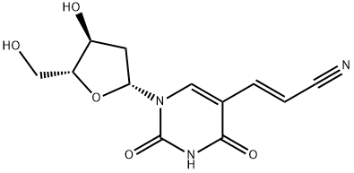 5-(2-cyanovinyl)-2'-deoxyuridine Structure
