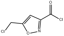 3-Isoxazolecarbonyl chloride, 5-(chloromethyl)- (9CI) Structure