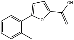 5-(2-Methyl phenyl)-furan-2-carboxylic acid, 80174-04-5, 结构式