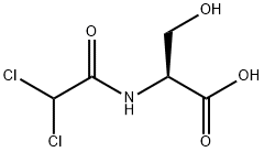 N-二氯乙酰基-L-丝氨酸钠盐, 80174-64-7, 结构式