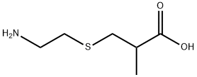 3-(2-aminoethylsulfanyl)-2-methyl-propanoic acid Structure