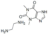 1,3-dimethyl-7H-purine-2,6-dione: ethane-1,2-diamine Structure