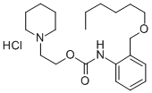 2-Piperidinoethyl o-((hexyloxy)methyl)carbanilate hydrochloride|