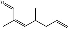 2,4-DIMETHYL-2,6-HEPTADIENAL Structure