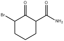 2-ブロモ-6-ホルムアミドシクロヘキサノン 化学構造式