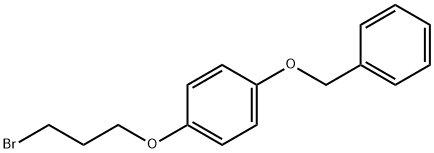 1-[3-(4-苄氧基苯氧基)丙基]溴化物, 80199-92-4, 结构式