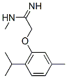 Acetamidine, N-methyl-2-(thymyloxy)- (8CI)|