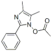 Imidazole, 1-acetoxy-4,5-dimethyl-2-phenyl- (8CI) Struktur