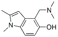 Indol-5-ol, 4-[(dimethylamino)methyl]-1,2-dimethyl- (8CI) Structure