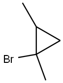 Cyclopropane, 1-bromo-1,2-dimethyl- (9CI) Structure