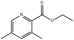 Ethyl 3, 5-diMethyl-2-pyridinecarboxylate Structure