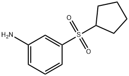3-(cyclopentylsulfonyl)aniline Structure