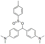 4-[(4-dimethylaminophenyl)-(4-methylphenyl)sulfinyloxy-methyl]-N,N-dim ethyl-aniline Structure