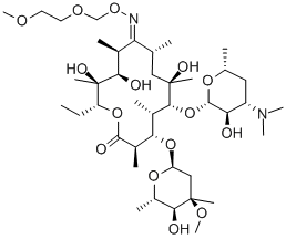 罗红霉素 结构式