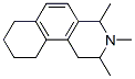 Benz[f]isoquinoline, 1,2,3,4,7,8,9,10-octahydro-2,3,4-trimethyl- (8CI) Struktur