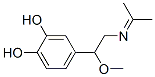 Pyrocatechol, 4-[2-(isopropylideneamino)-1-methoxyethyl]- (8CI) Struktur