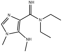 Imidazole-4-carboxamidine, N,N-diethyl-1-methyl-5-(methylamino)- (8CI) Structure