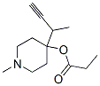 4-Piperidinol,1-methyl-4-(1-methyl-2-propynyl)-,propionate(ester)(8CI) Structure