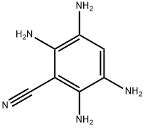 Benzonitrile,  2,3,5,6-tetraamino- Structure