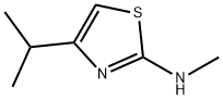 2-甲胺-4-异丙基噻唑, 80232-90-2, 结构式