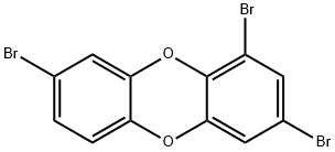 1,3,8-TRIBROMODIBENZO-P-DIOXIN Structure