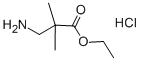 3-アミノ-2,2-ジメチルプロパン酸エチル, HCL 化学構造式