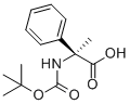 (S)-2-((叔丁氧基羰基)氨基)-2-苯基丙酸, 802541-88-4, 结构式