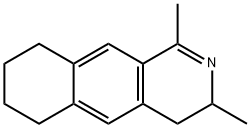 Benz[g]isoquinoline, 3,4,6,7,8,9-hexahydro-1,3-dimethyl- (8CI) Structure