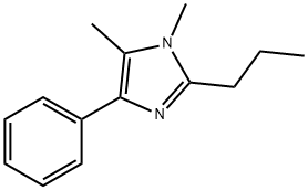 Imidazole, 1,5-dimethyl-4-phenyl-2-propyl- (8CI) Struktur