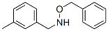 Benzylamine, N-(benzyloxy)-m-methyl- (8CI) Structure