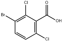 3-溴-2,6-二氯苯甲酸 结构式