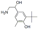 Benzyl alcohol, alpha-(aminomethyl)-3-tert-butyl-4-hydroxy-5-methyl- (8CI) Structure